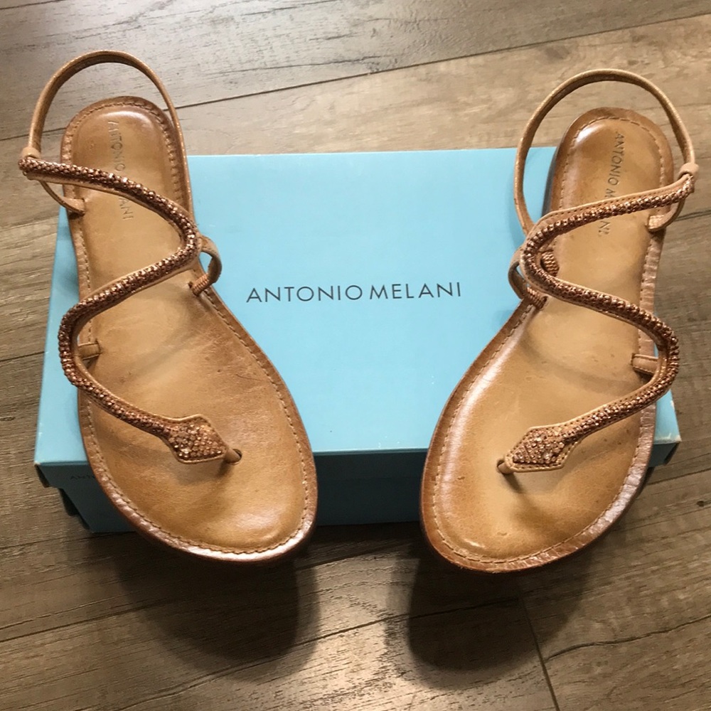 Antonio Melani Samantha Snake Sandals